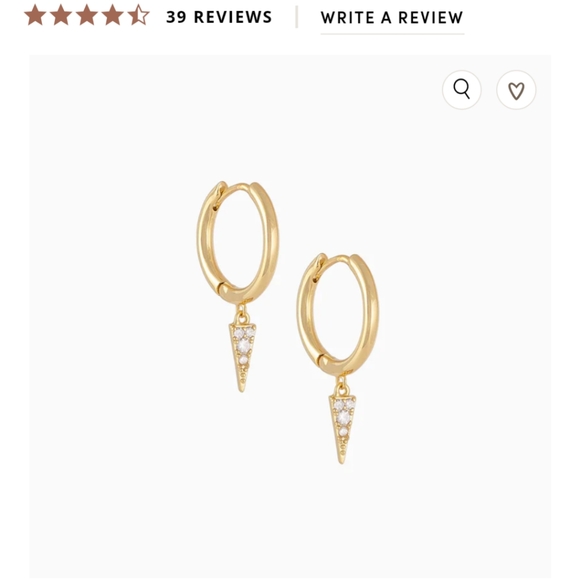 Uncommon James Huggie Hoops - Picture 2 of 2